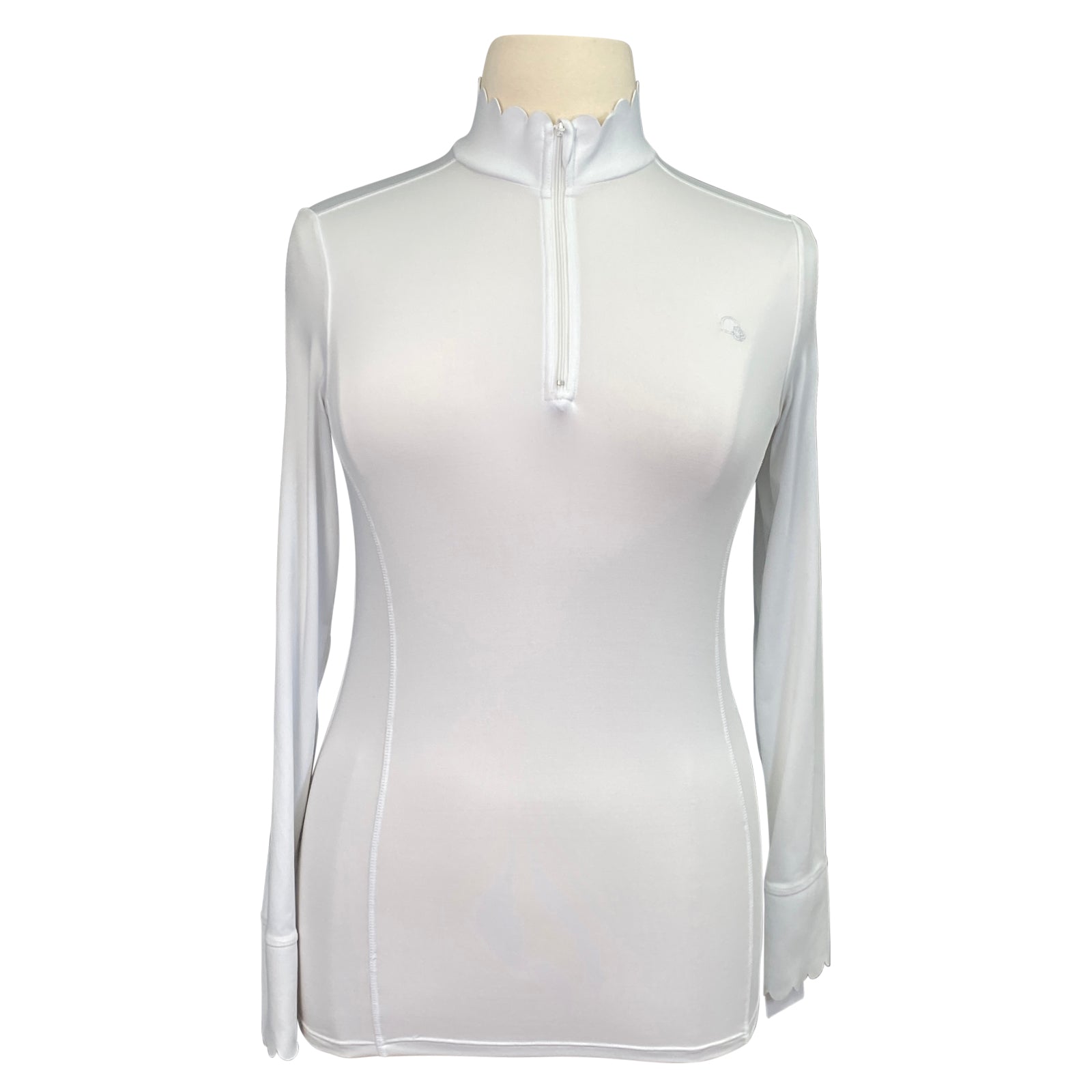 Front of Bit & Bloom 'Vivian' Top in White - Women's Medium