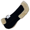 Horze Faux Sheepskin Half Pad in Black/Natural