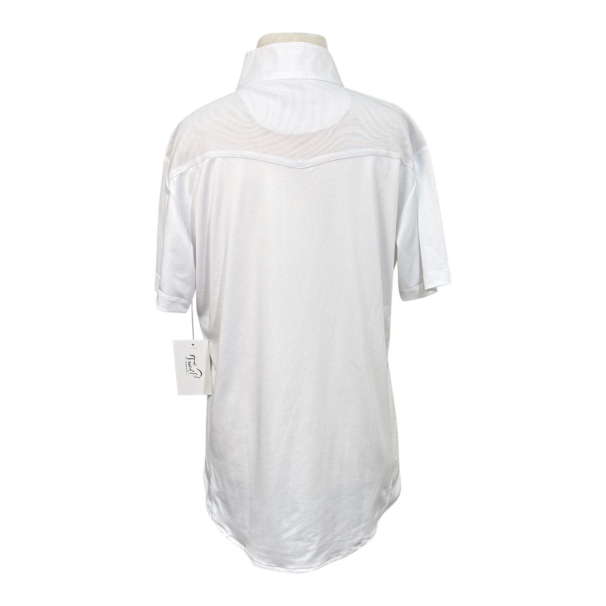 Ovation &#39;Ellie III&#39; Show Shirt in White/Pink Horses