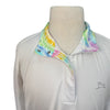 RJ Classics 'Sadie' Show Shirt in White/Tie Dye