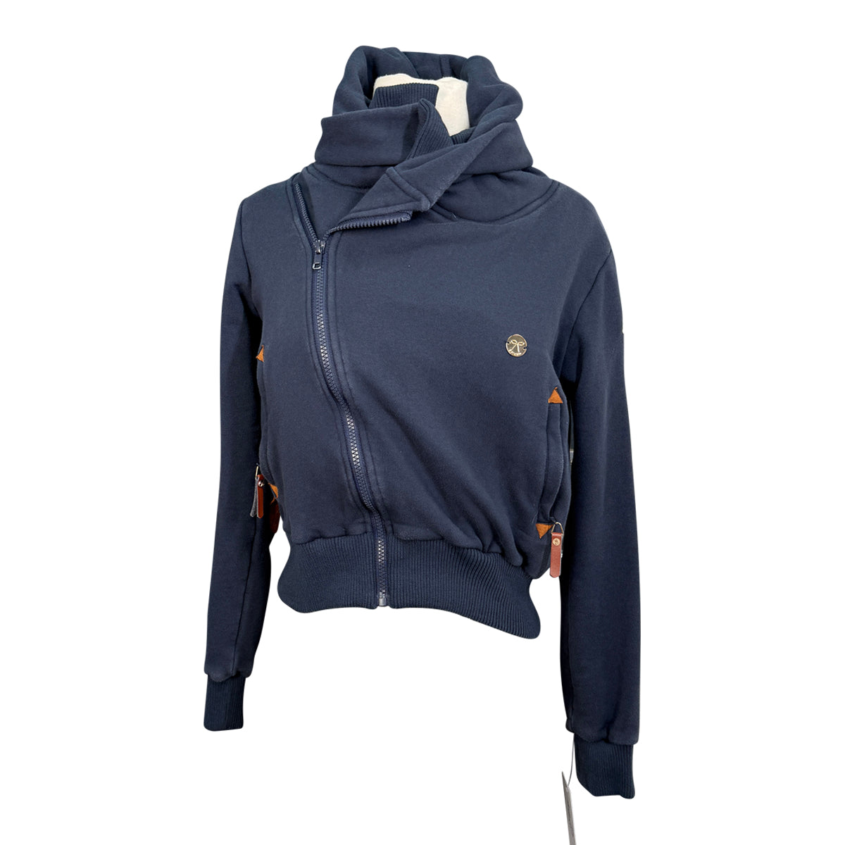 Spiced Equestrian Cuddle Hoodie in Navy