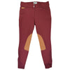 Dover Saddlery Wellesley Classic Knee-Patch Breech in Burgundy