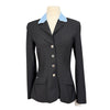 Winston Equestrian Exclusive Competition Coat in Black/Light Blue
