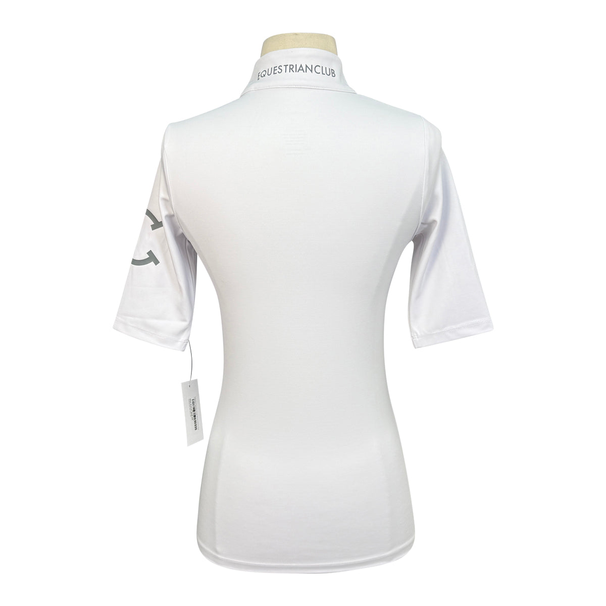 Equestrian Club 'Torry' Performance Top in White - Women's Large