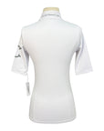 Equestrian Club 'Torry' Performance Top in White - Women's Large