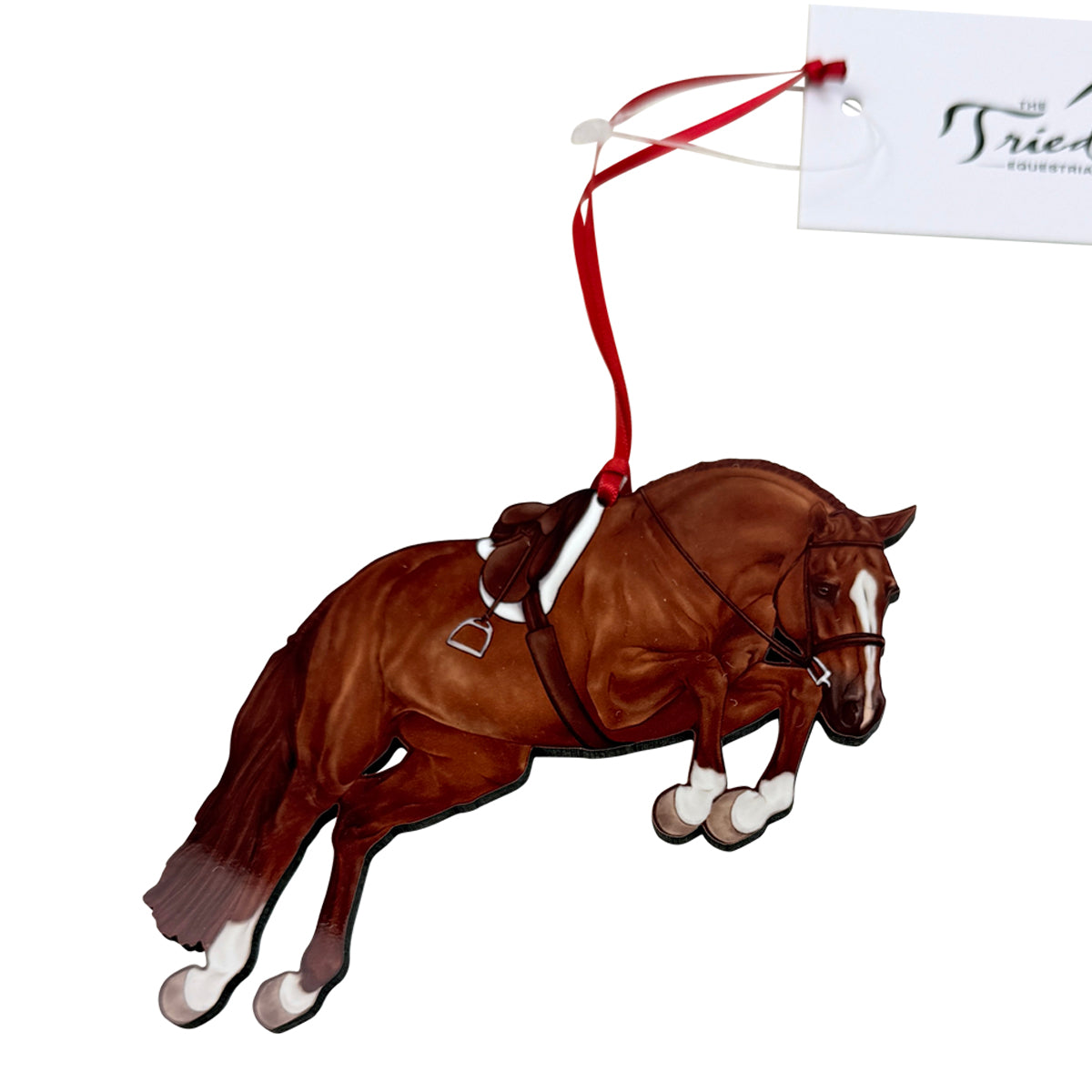 Classy Equine Ornament in Bay H/J