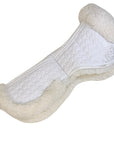 Mattes Platinum Dressage Correction Half Pad with Trim in White