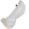 Mattes Platinum Dressage Correction Half Pad with Trim in White