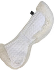 Mattes Platinum Dressage Correction Half Pad with Trim in White