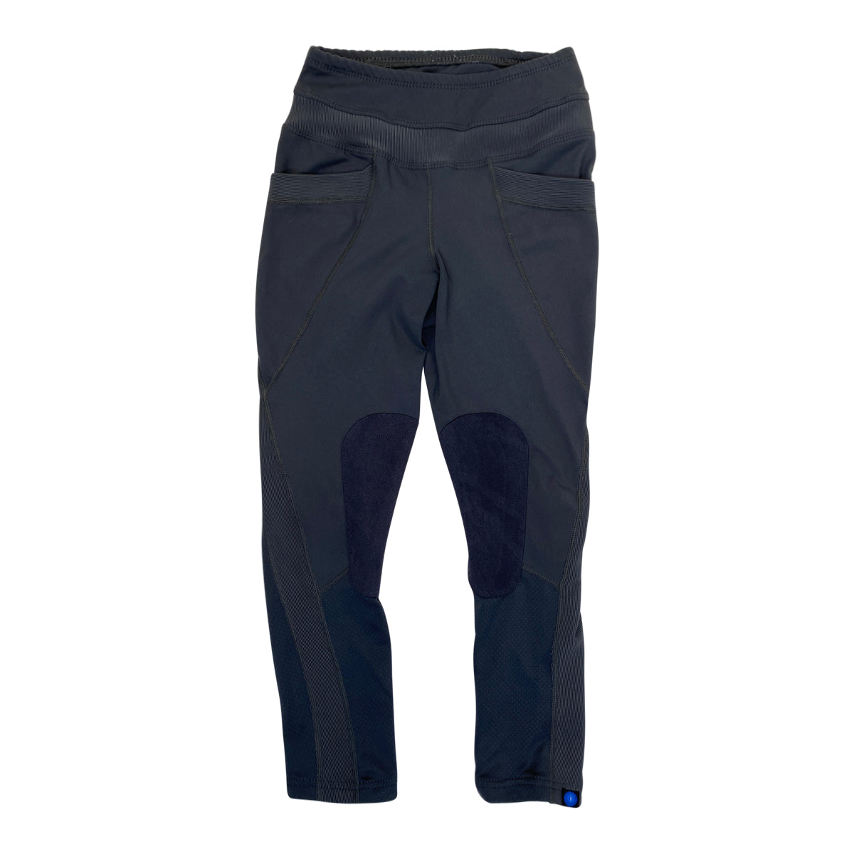 Irideon Kids 'Synergy' Knee Patch Tights in Slate