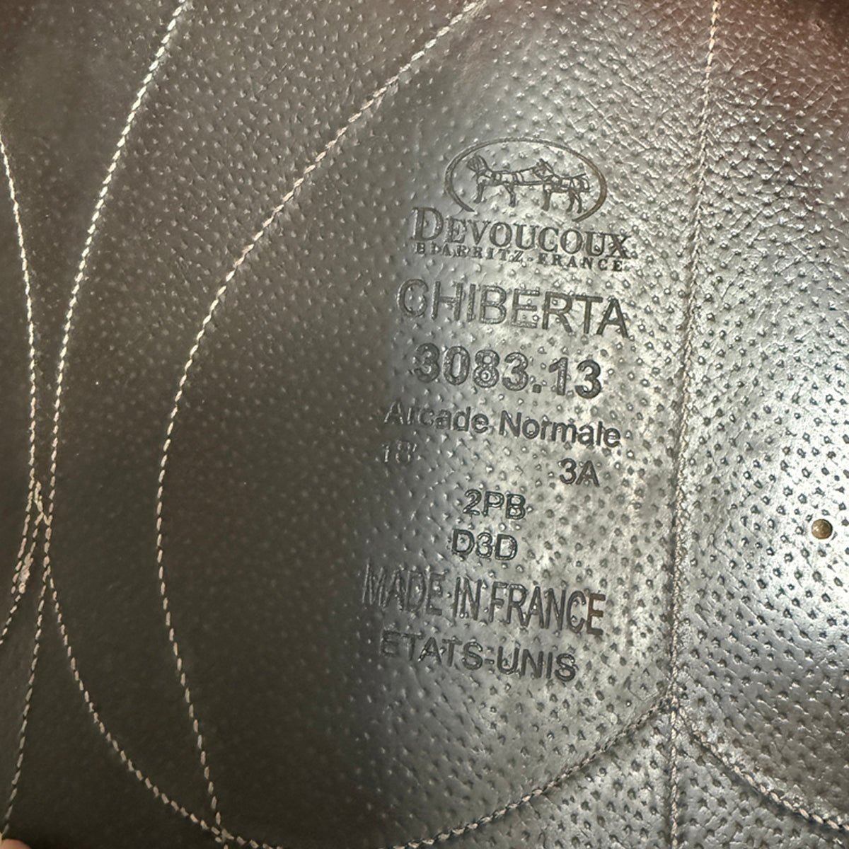Devoucoux 2013 Chiberta Monoflap Saddle in Chocolate