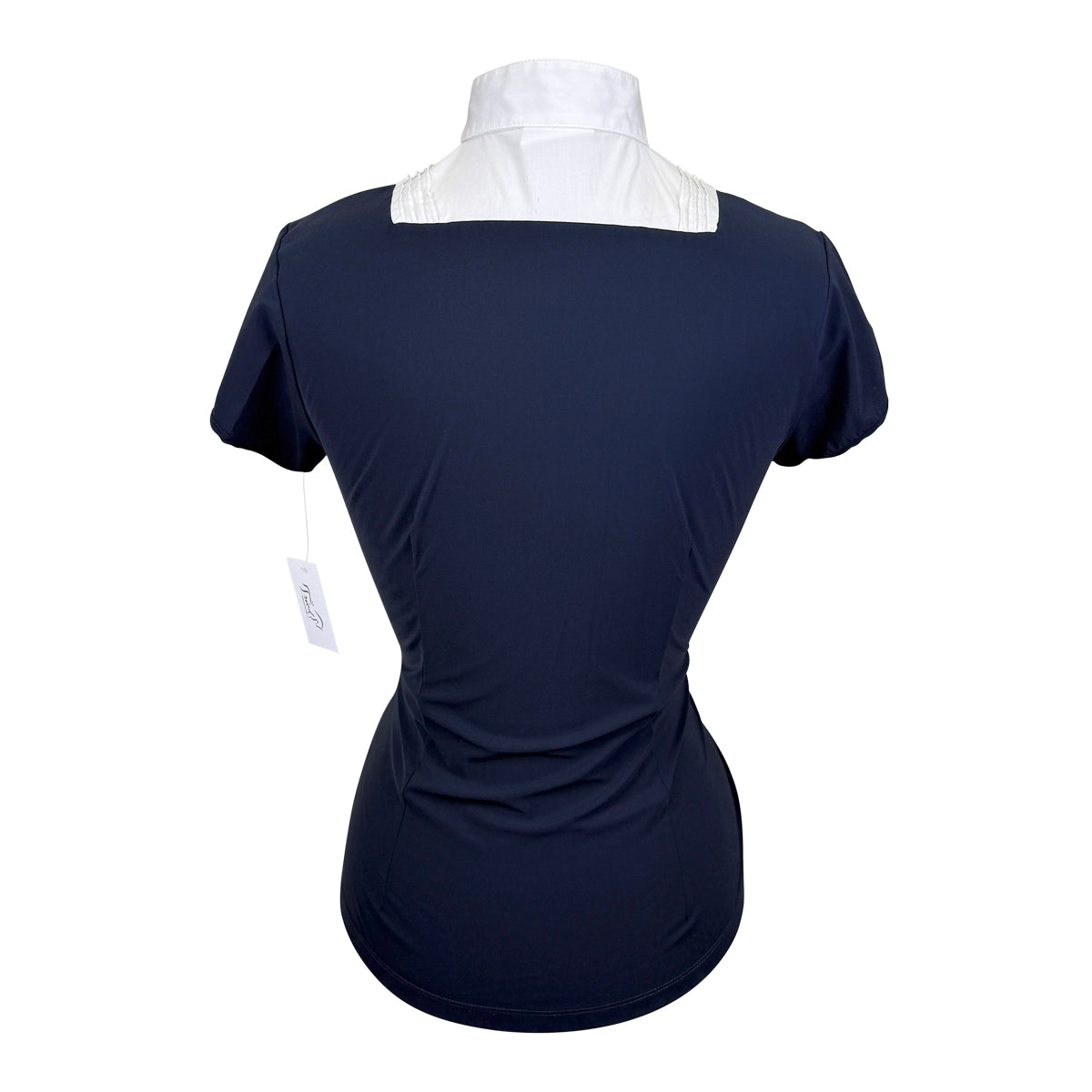 Cavalleria Toscana SS Show Shirt w/Bib in Navy