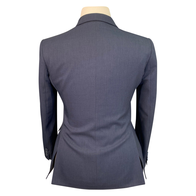Back of RJ Classics Essentials Washable Show Coat in Navy