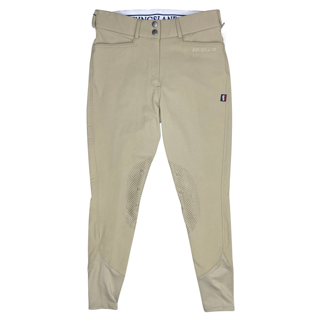 Kingsland 'Kadi' E-Tec Knee Grip Breech in Tan - Women's EU 42 (US 30)