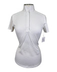 Essex Classics S/S Talent Yarn Show Shirt in White/Avocados