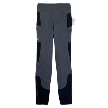 orseware Knee Grip Riding Tights in Grey/Black