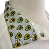 Essex Classics S/S Talent Yarn Show Shirt in White/Avocados