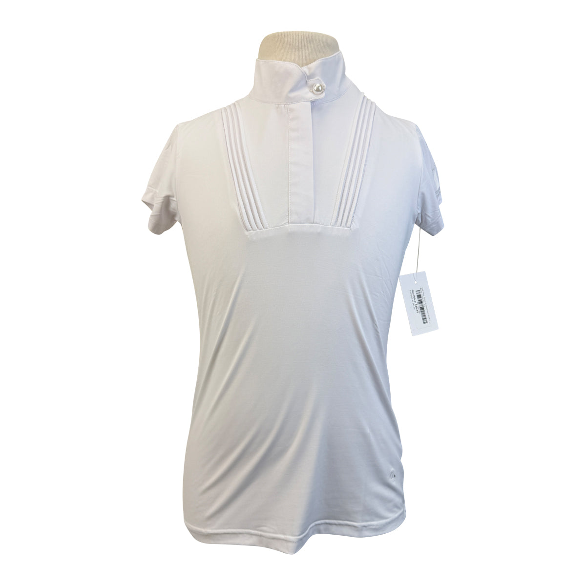 QHP 'Riva Junior' Competition Shirt in White
