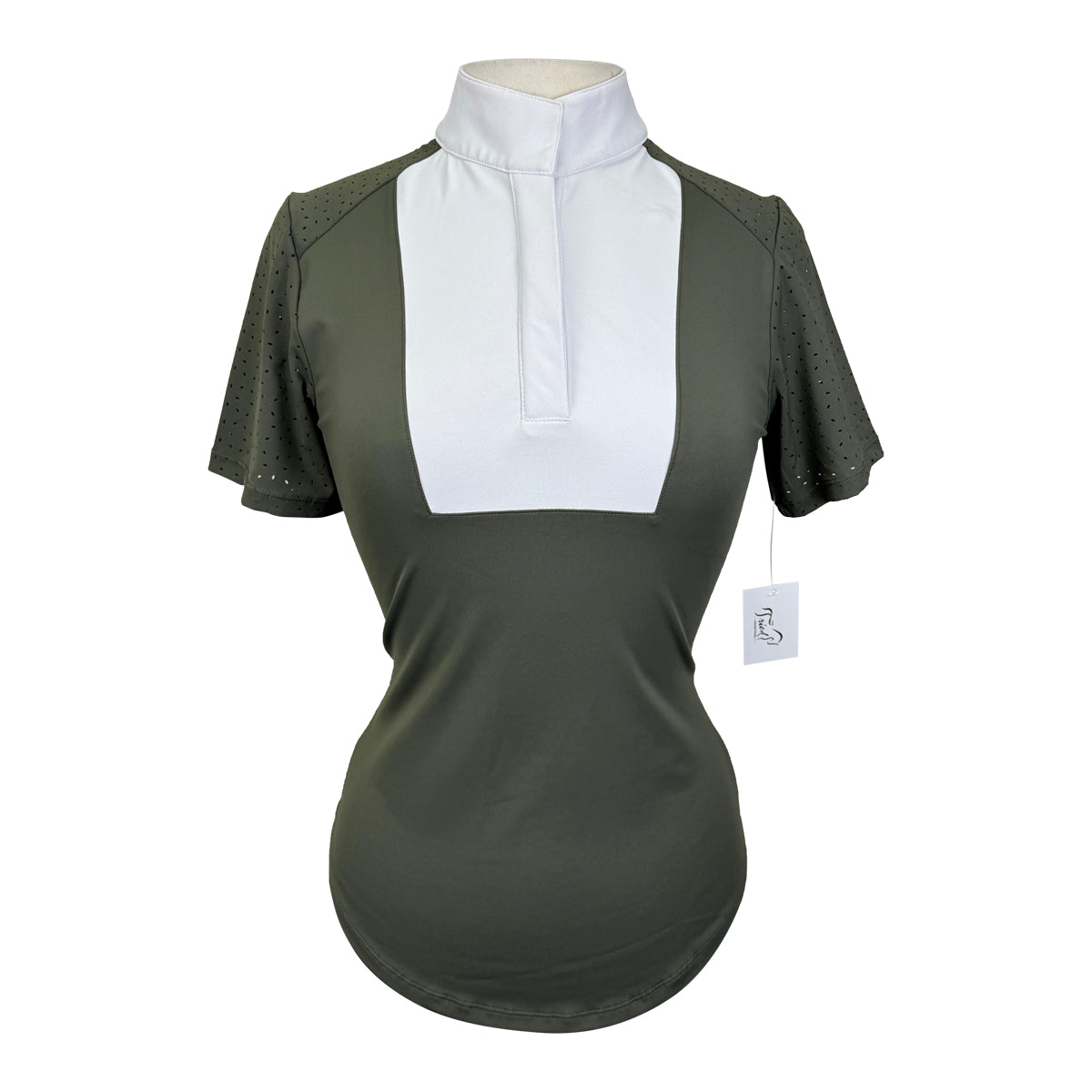 Free Ride Equestrian 'Amelia' SS Show Shirt in Sage