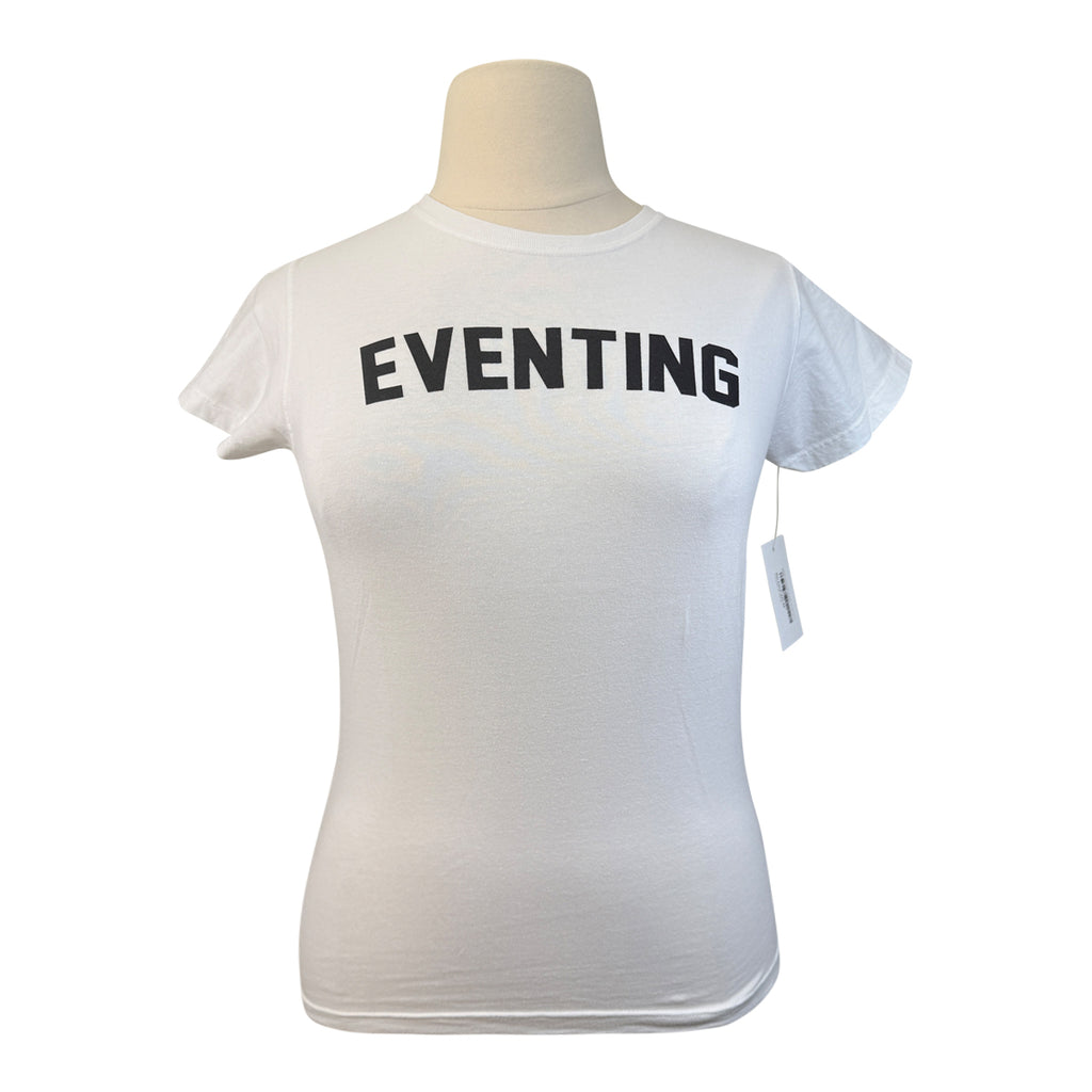Levade 'Eventing' Vintage Varsity Tee in White