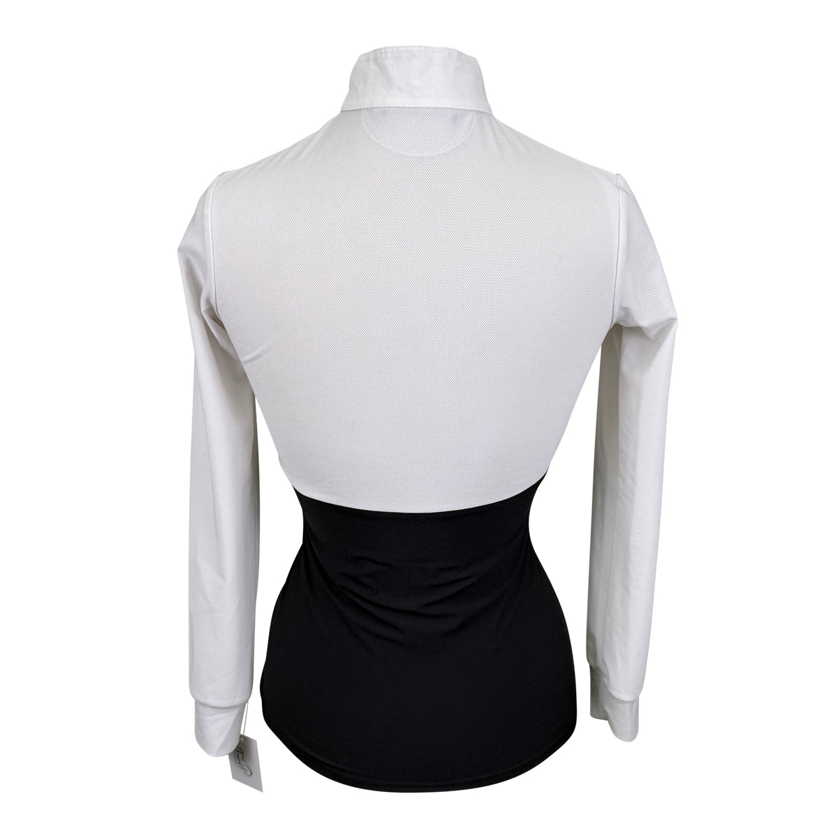 Iago Long Sleeve Competition Shirt in Black/White