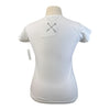 Levade 'Dressage' Vintage Varsity Tee in White