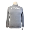 Levade 'Eventing' Vintage Varsity Sweatshirt in Grey