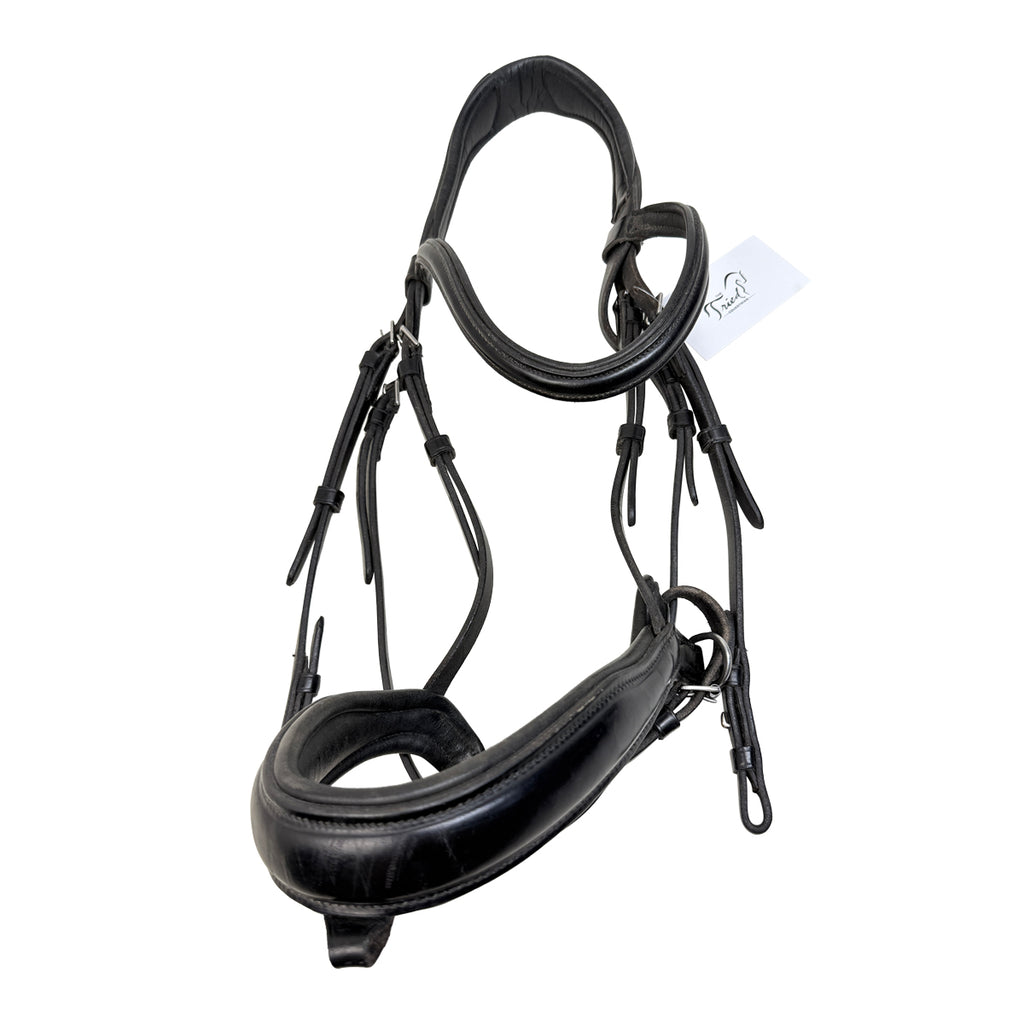 Schockemohle Bridle w/Crank Noseband in Black