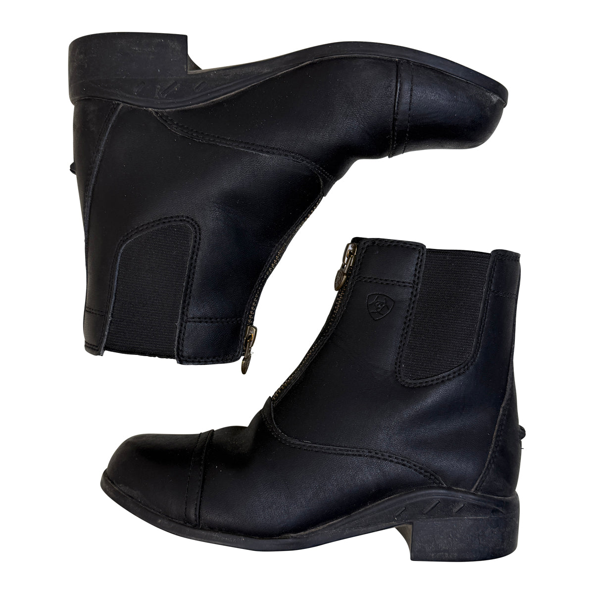 Ariat &#39;Scout&#39; Kid&#39;s Zip Paddock Boots in Black