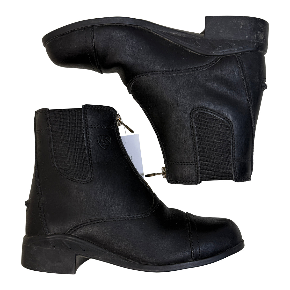 Ariat &#39;Scout&#39; Kid&#39;s Zip Paddock Boots in Black