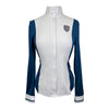 Asmar Equestrian Pleated Show Shirt in Ocean