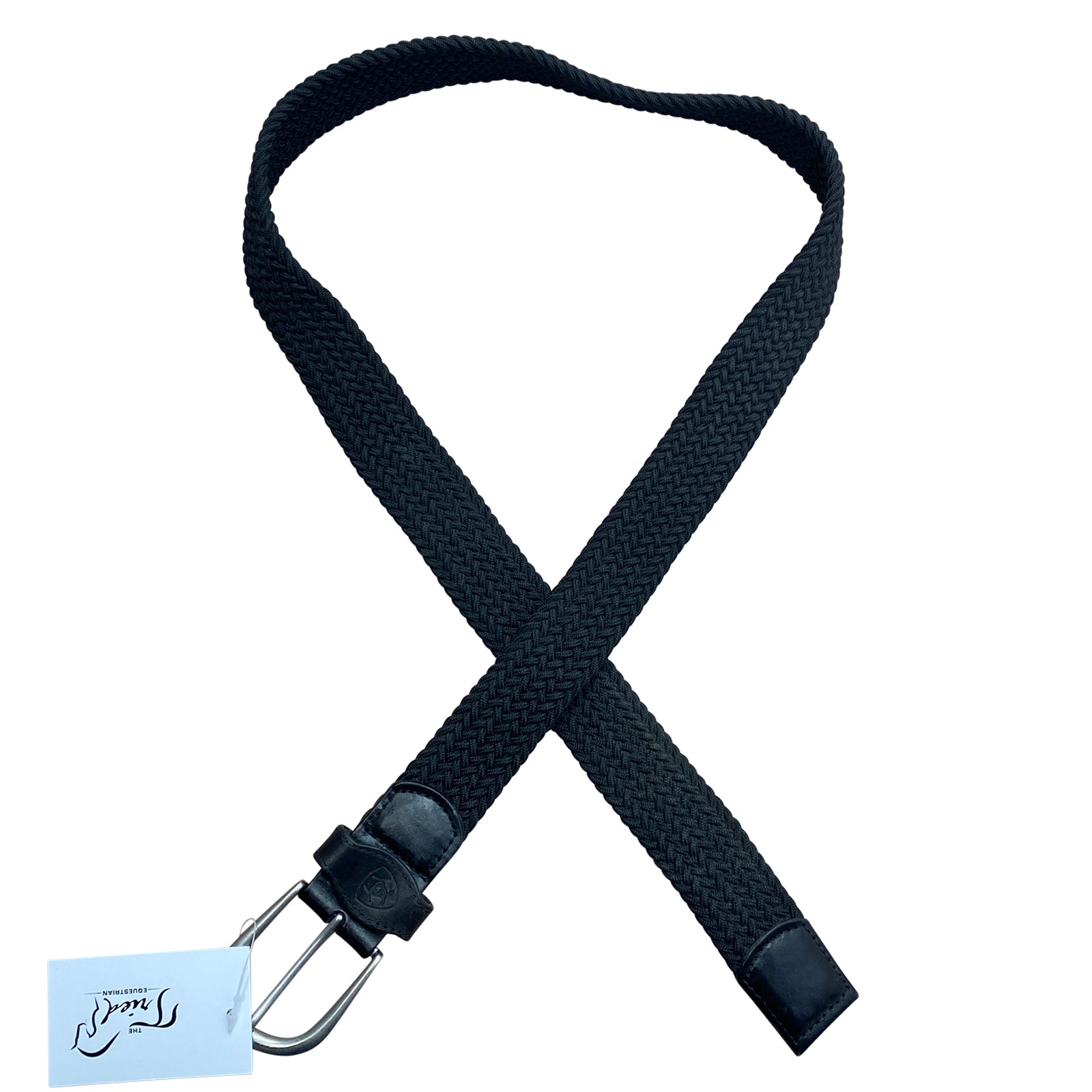 Ariat 'One Rail' Woven Belt in Black