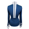 Asmar Equestrian Pleated Show Shirt in Ocean