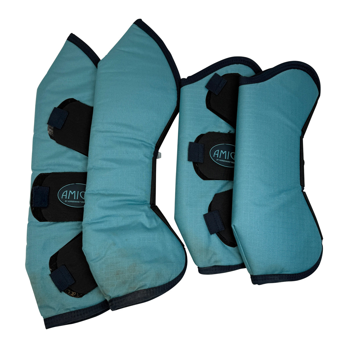 Horseware Amigo Shipping Boots in Light Blue