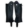 Huntley Equestrian Half Chaps in Black - XS/Short