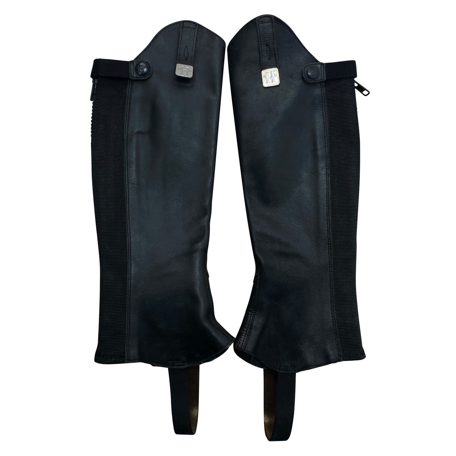 Huntley Equestrian Half Chaps in Black - XS/Short