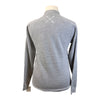Levade 'Dressage' Vintage Varsity Sweatshirt in Grey