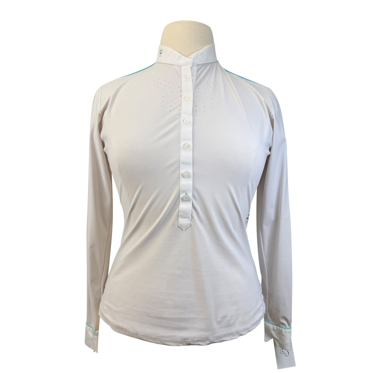 Horse Pilot 'Aerolight' Long Sleeve Show Shirt in Grey