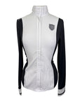 Asmar Equestrian Pleated Show Shirt in Black