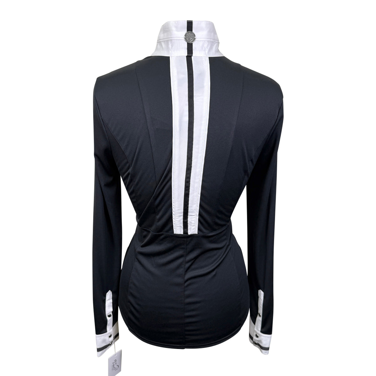Asmar Equestrian Pleated Show Shirt in Black