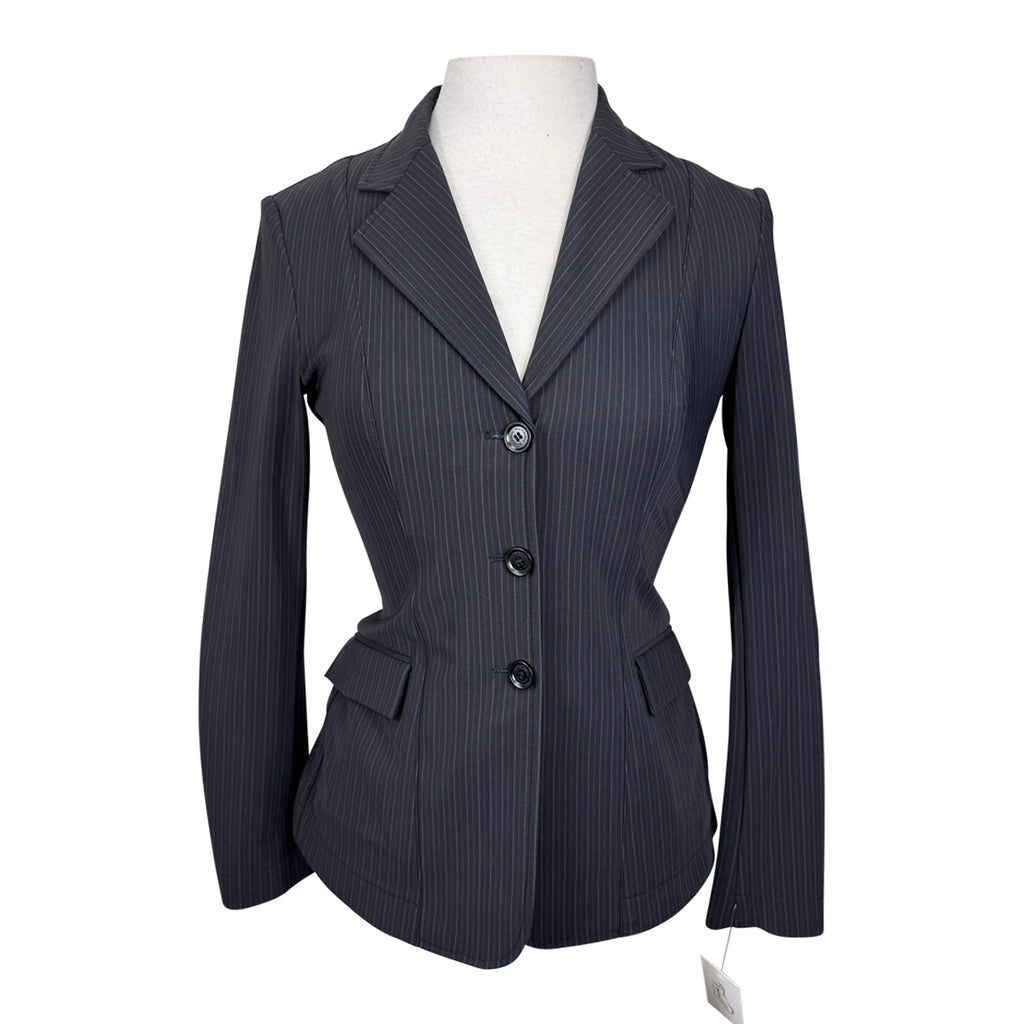 RJ Classics 'Monterey' Orange Label Show Coat in Grey Pinstripe