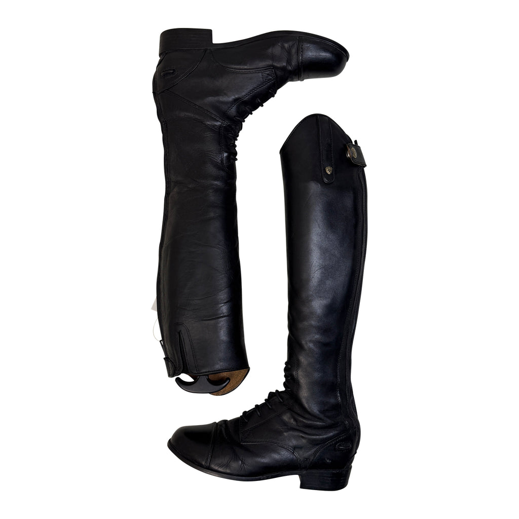 Ariat Kids Heritage Contour Field Boots in Black