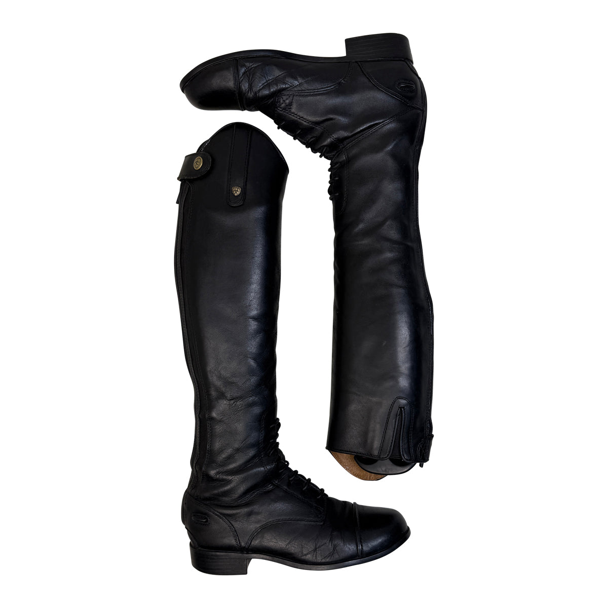 Ariat Kids Heritage Contour Field Boots in Black