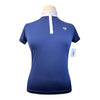 QHP 'Marit' Competition Shirt in Navy 