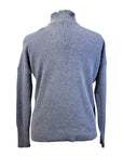 Hannah Child's 'Sassy' Boyfriend 1/4 Zip Sweater in Heathered Fog