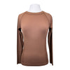 Seamless Tech Compression Shirt in Coffee
