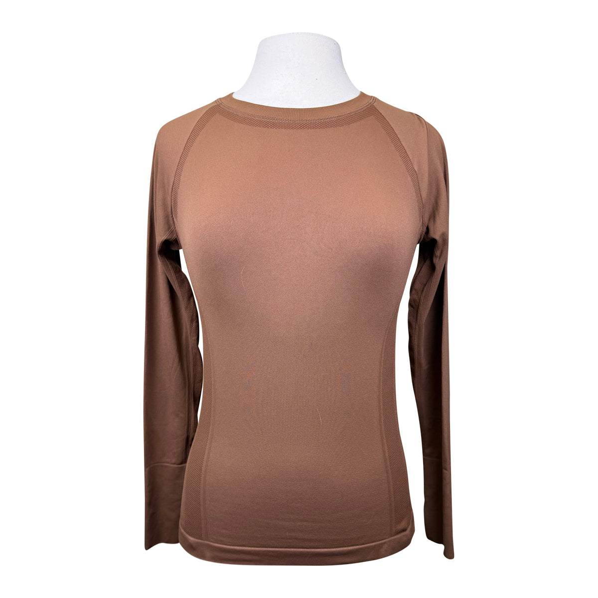 Seamless Tech Compression Shirt in Coffee