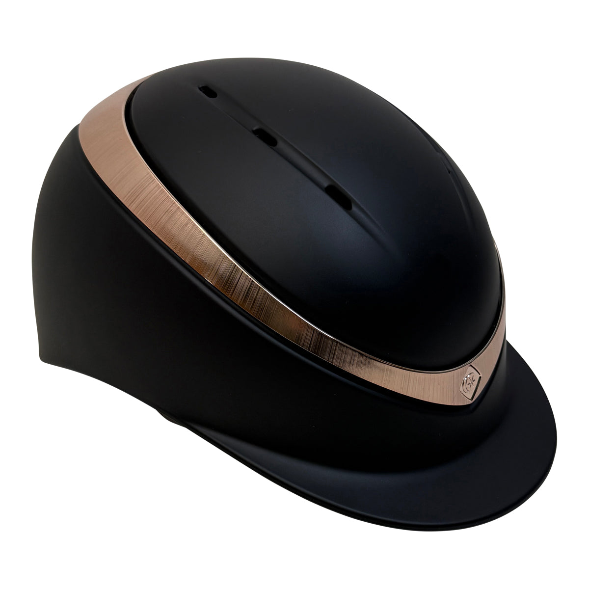 Charles Owen &#39;Halo&#39; Helmet in Black/Rose Gold