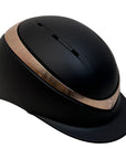 Charles Owen 'Halo' Helmet in Black/Rose Gold