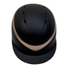 Charles Owen 'Halo' Helmet in Black/Rose Gold